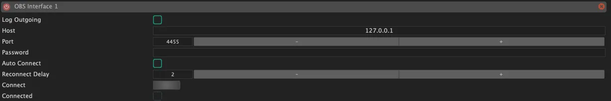 Configuration de l'interface OBS